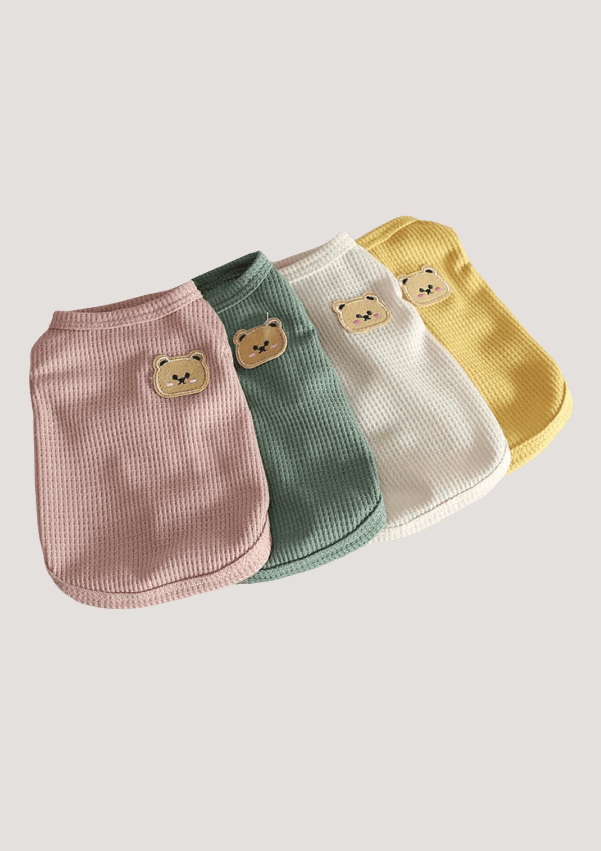 小熊刺繡毛孩背心｜FurNest 商品圖片