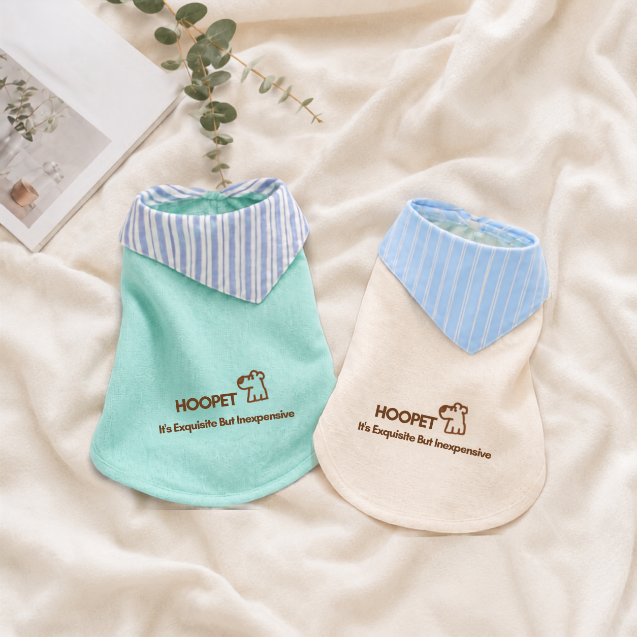 學院風寵物翻領背心｜FurNest 商品圖片