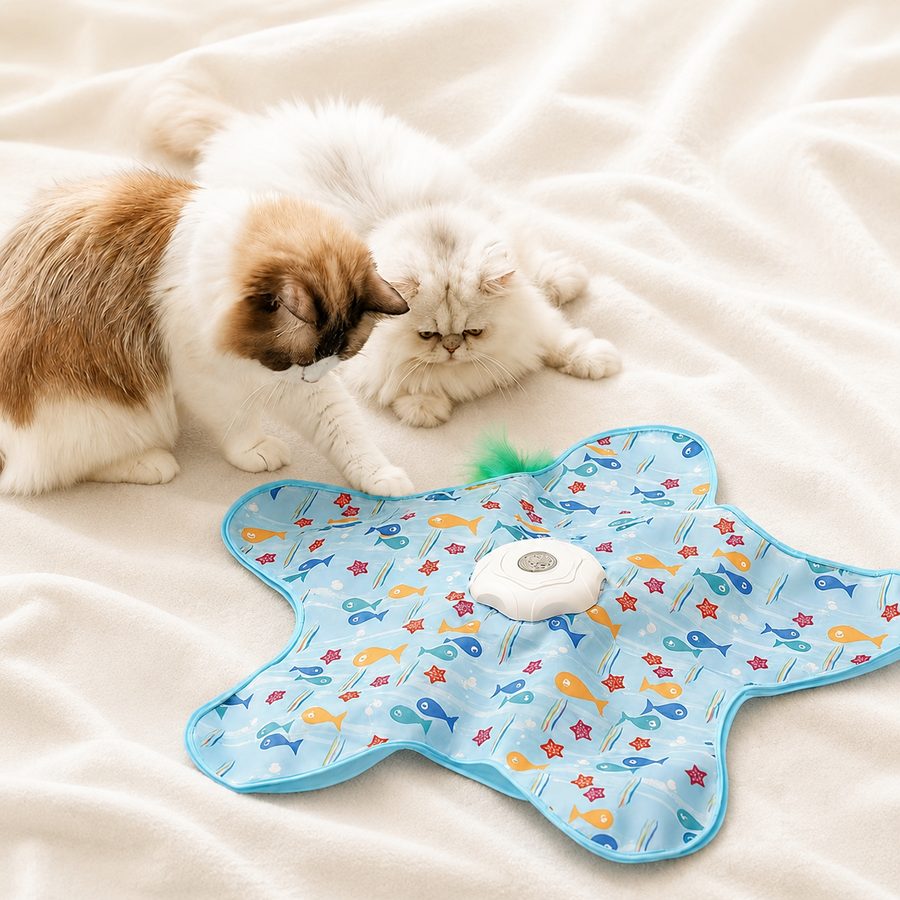 海星小魚逗貓遊戲墊｜FurNest 商品圖片